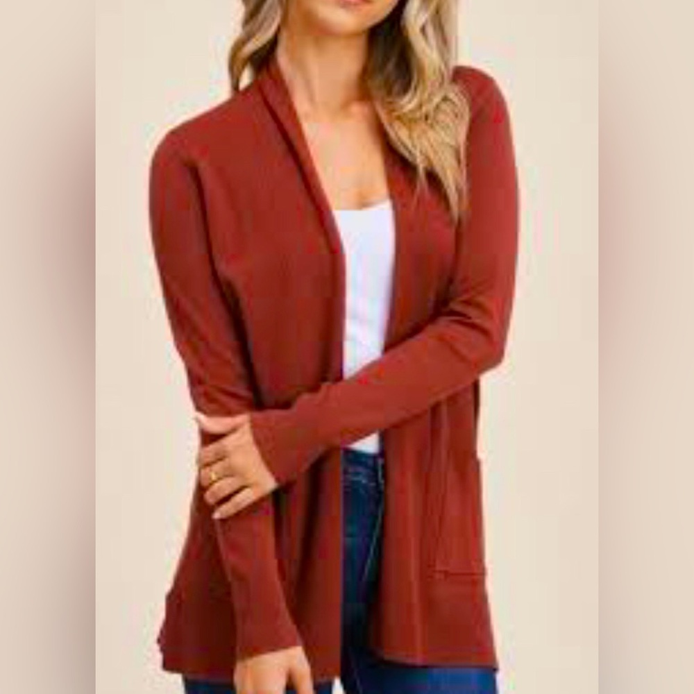 Madewell Red Cárdigan Sweater XL